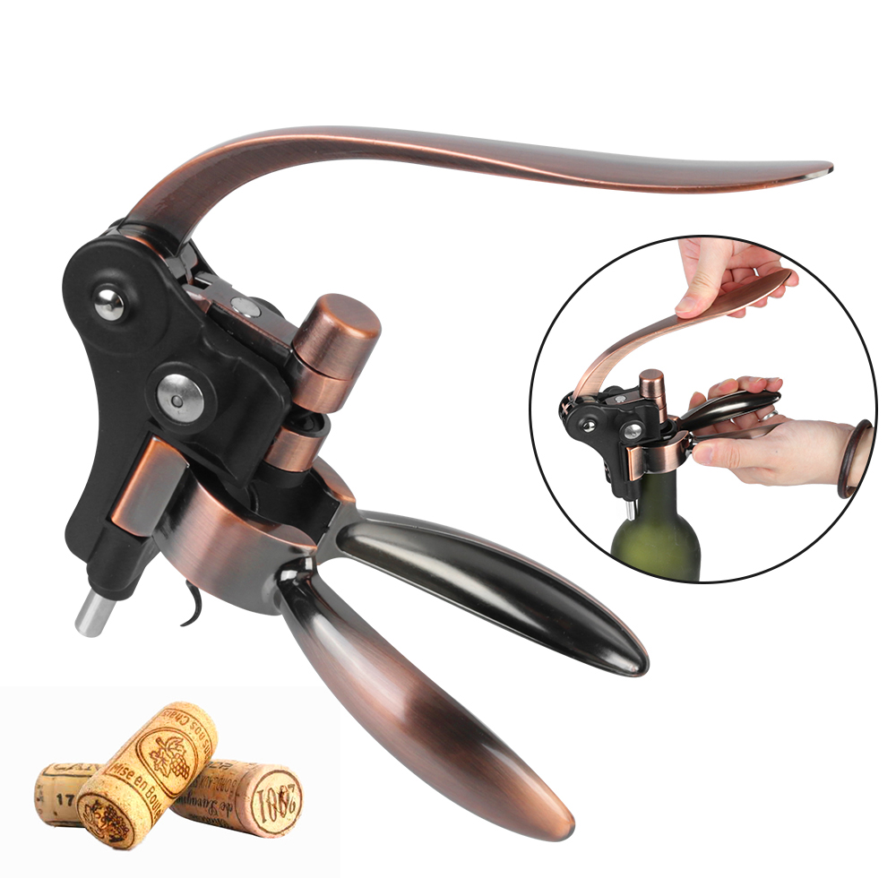 Cork Screw Lever - Barware Hasenförmiger Bar-Hebelkorkenzieher Küchenwerkzeug Zinklegierung Flaschenöffner