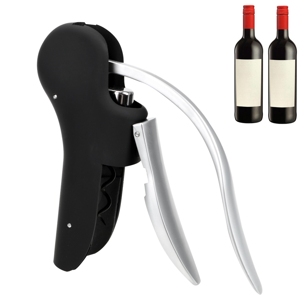 Cork Screw Lever - Weinwerkzeug-Set mit Korkenzieher, Folienentferner und Flaschenöffner
