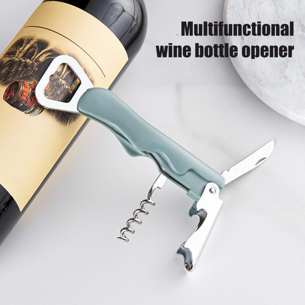 Cork Screw Lever - 3-in-1 Weinöffner, Bierkapselheber und Folienschneider mit