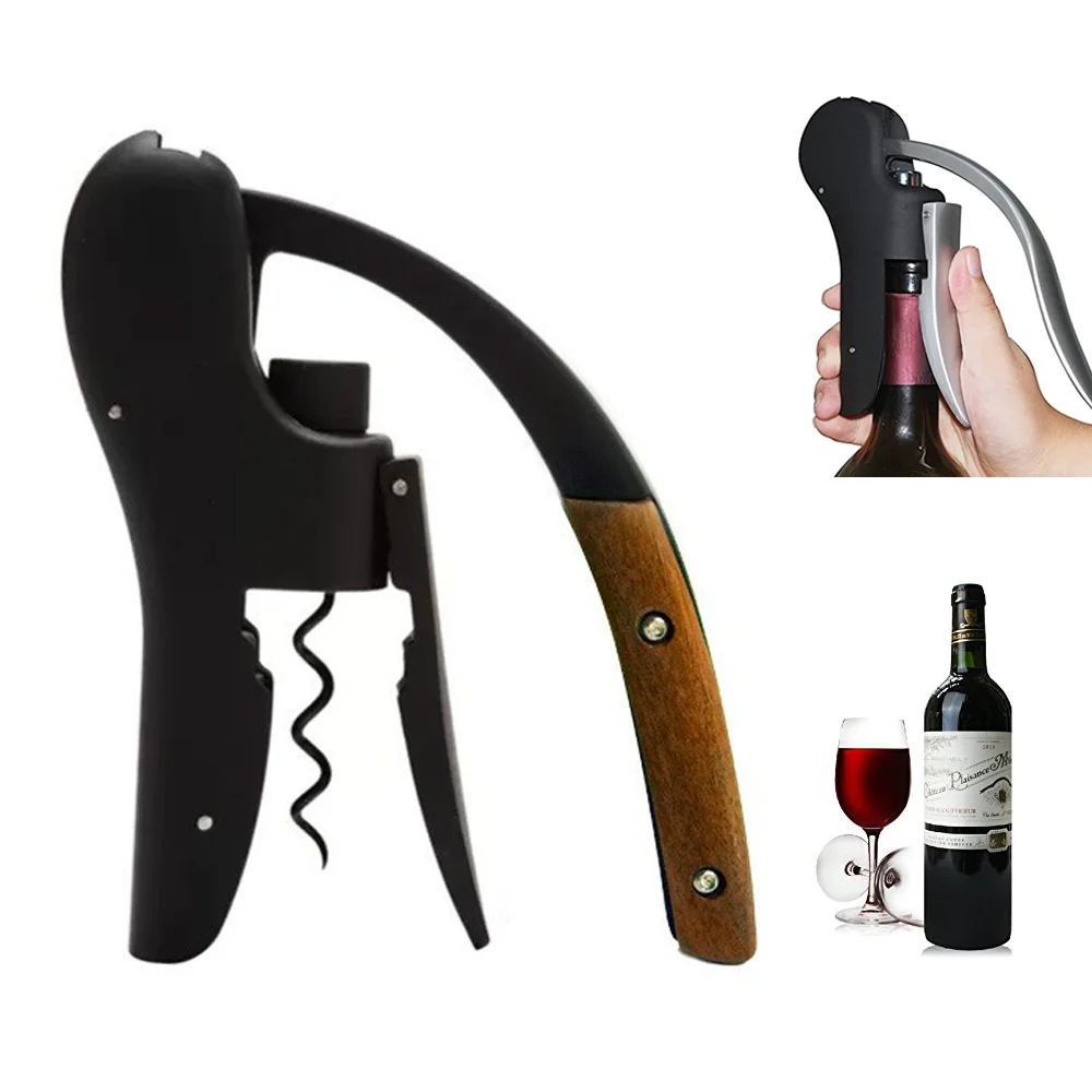 Cork Screw Lever - Schwanenhals-Weinöffner - Manueller Hebel-Korkenzieher mit Vertikalem
