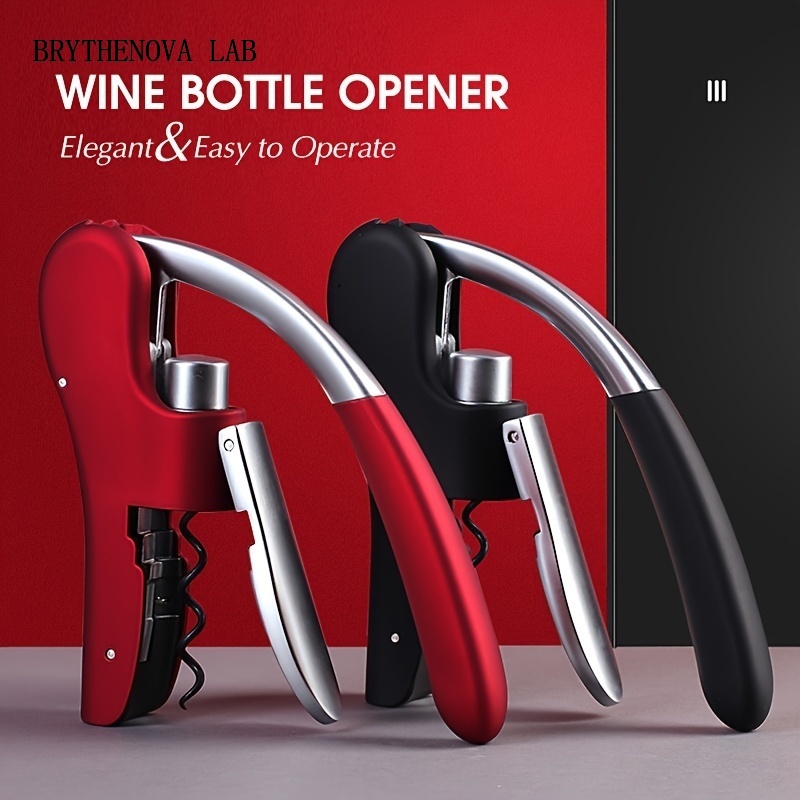 Cork Screw Lever - 1 Set Hebel-Weinöffner-Set | 3-in-1 Langlebiges