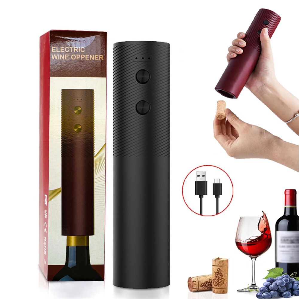 Wine Opener Electric - Elektrischer Weinflaschenöffner, automatischer Rotwein-Korkenzieher, wiederaufladbarer Weinöffner,