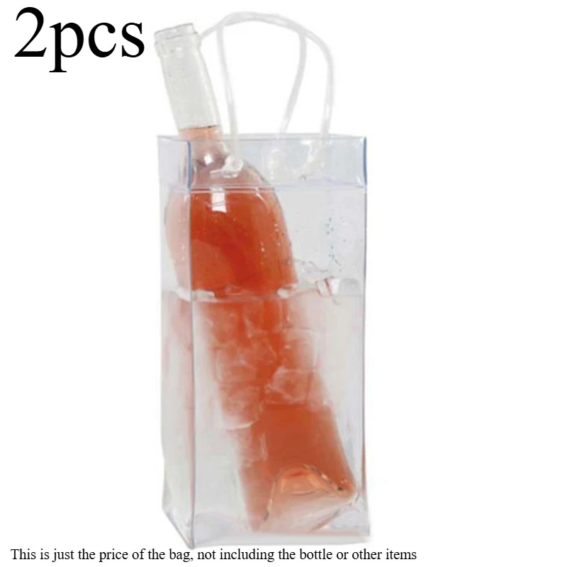 Wine Beer Holder - 2er-Set für Zuhause: Eisbeutel für Wein,
