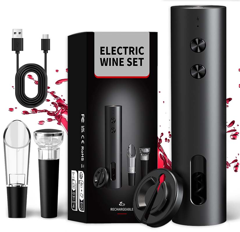 4-in-1 Elektrisches Flaschenöf – Wine Opener Electric Bewertung und Preis