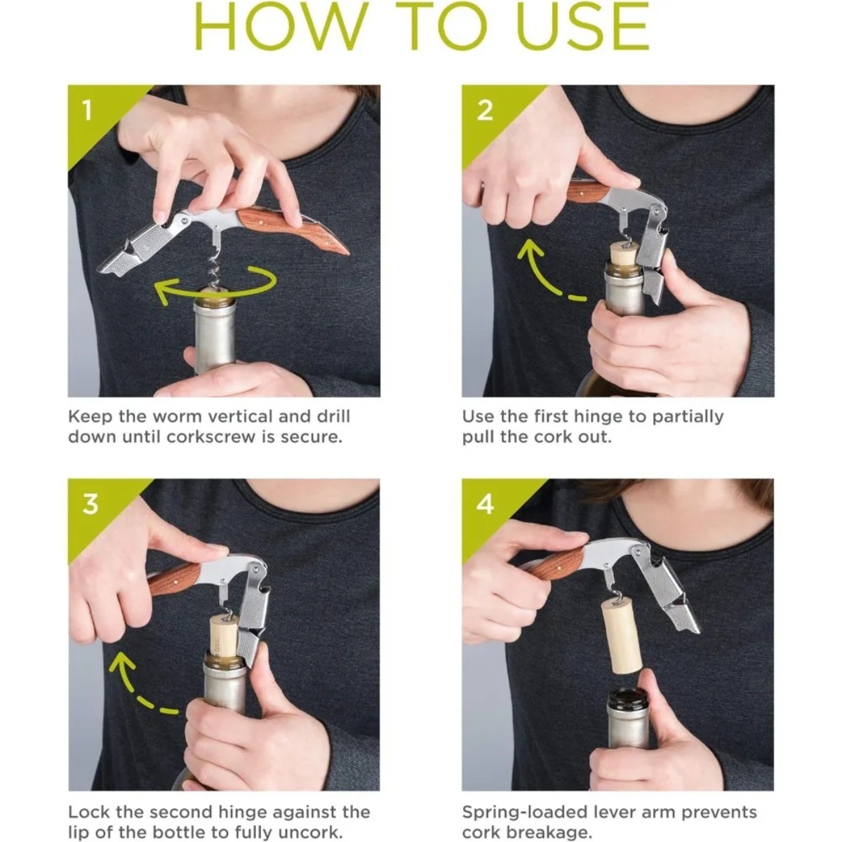 Langlebiger Korkenzieher aus E – Cork Screw Lever Bewertung und Preis