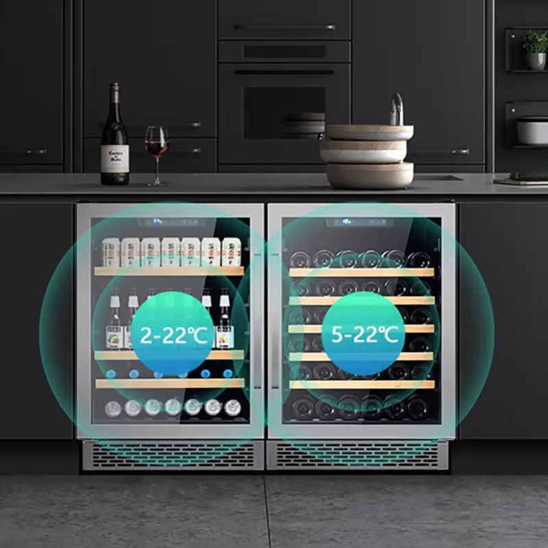 48-Flaschen-Weinkühlschrank mi – Wine Beer Fridge Dual Zone Bewertung und Preis