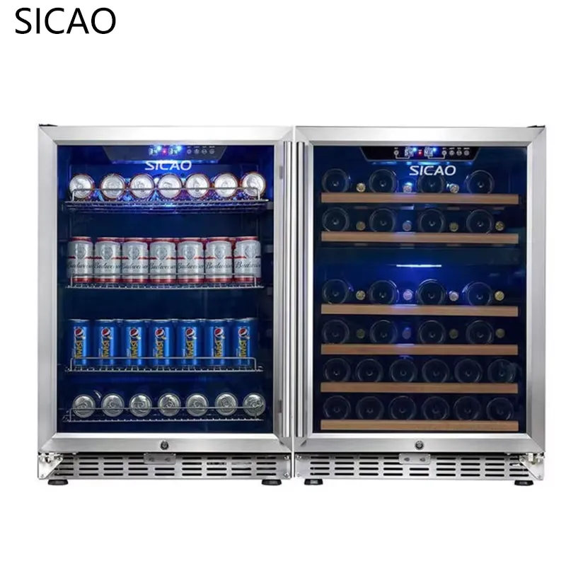 2-türiger Wein- und Bierkühlsc – Wine Beer Fridge Dual Zone Bewertung und Preis