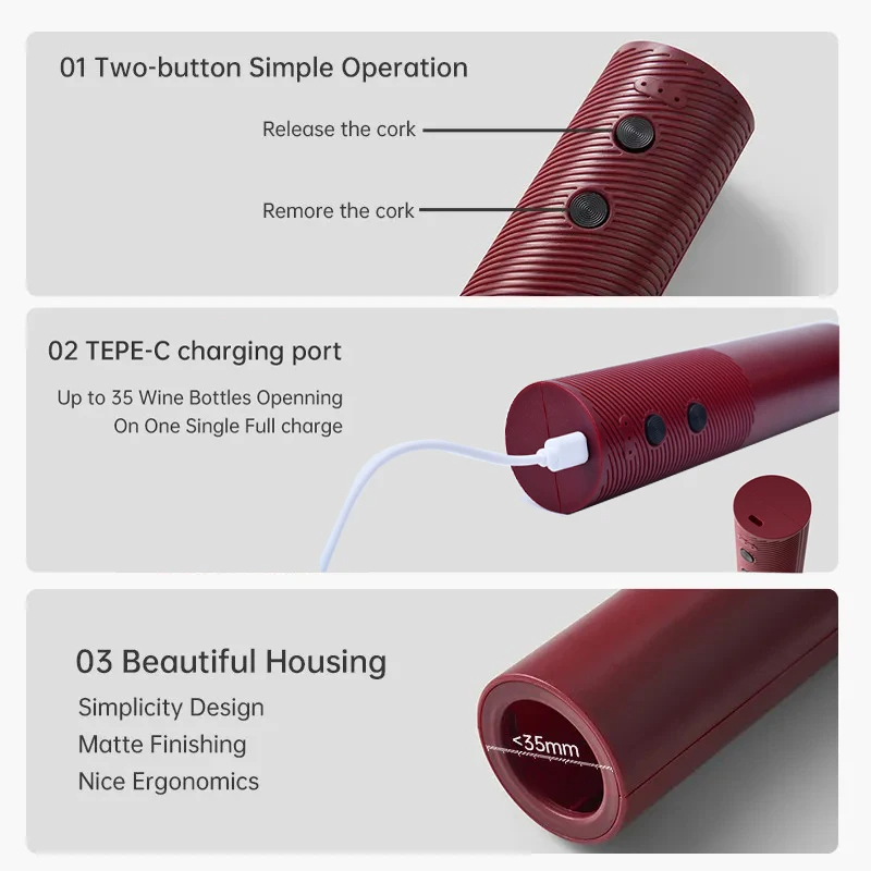HOMEFISH Elektrischer Weinflas – Wine Opener Electric Bewertung und Preis