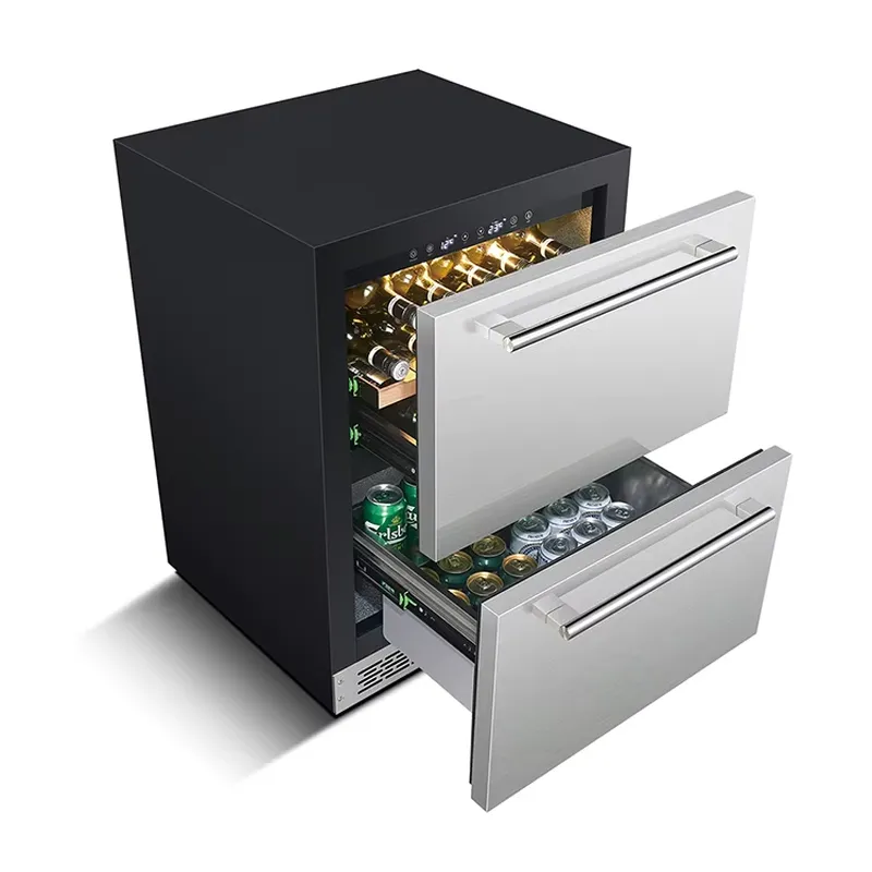 Schwarzer, langlebiger Edelsta – Wine Beer Fridge Dual Zone Bewertung und Preis