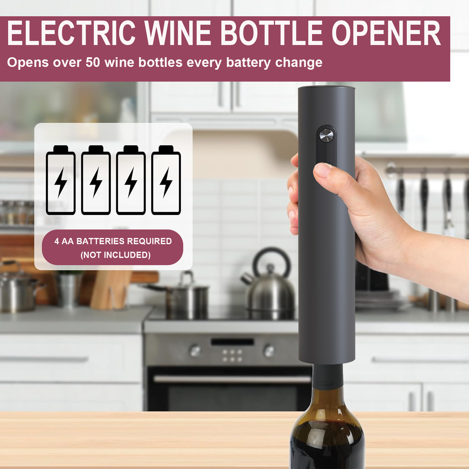 Elektrischer Weinöffner, schwa – Wine Opener Electric Bewertung und Preis