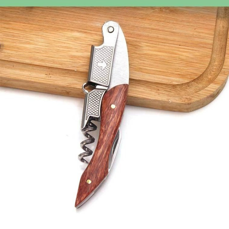 Edelstahl und Holz 1-teiliger  – Cork Screw Lever Bewertung und Preis
