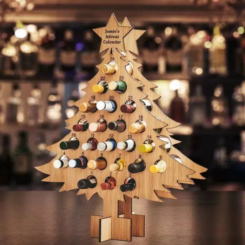 Weihnachts baum Holz Wein rega – Wine Beer Holder Bewertung und Preis